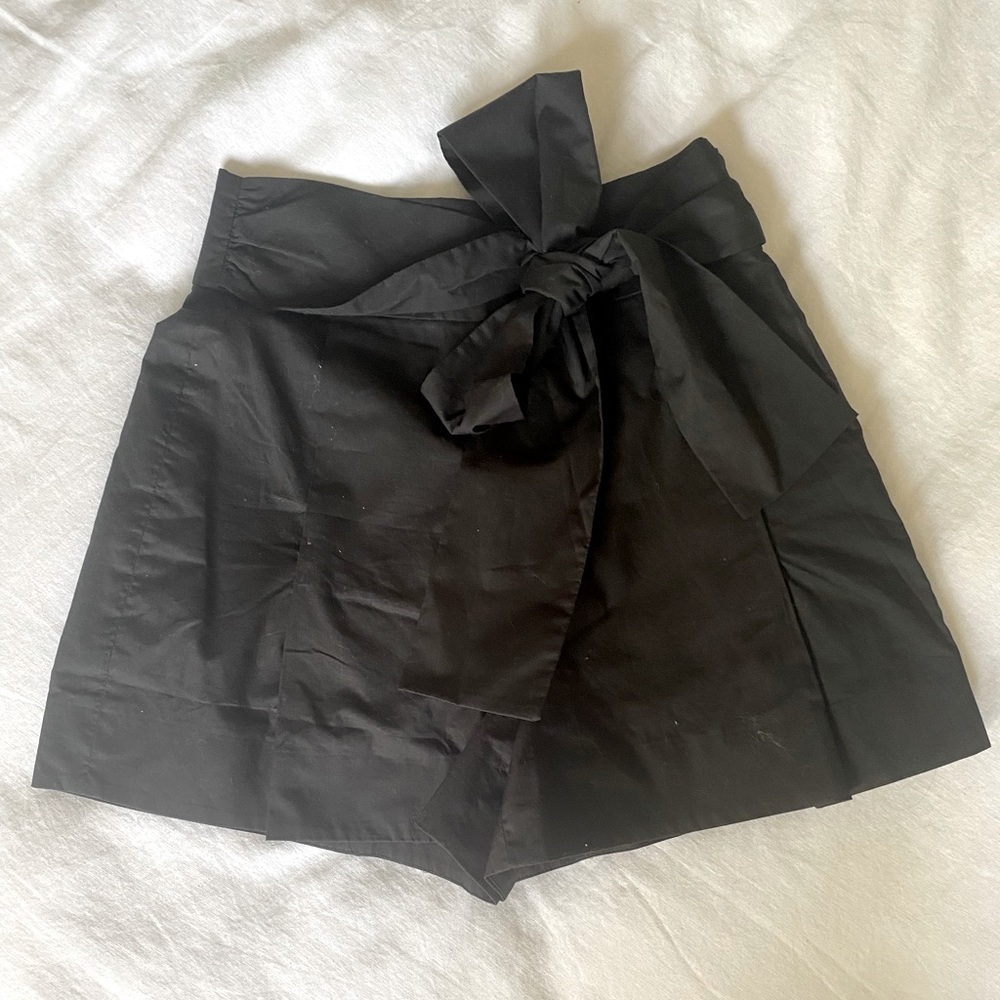 Jcrew high waisted shorts with bow - size 0